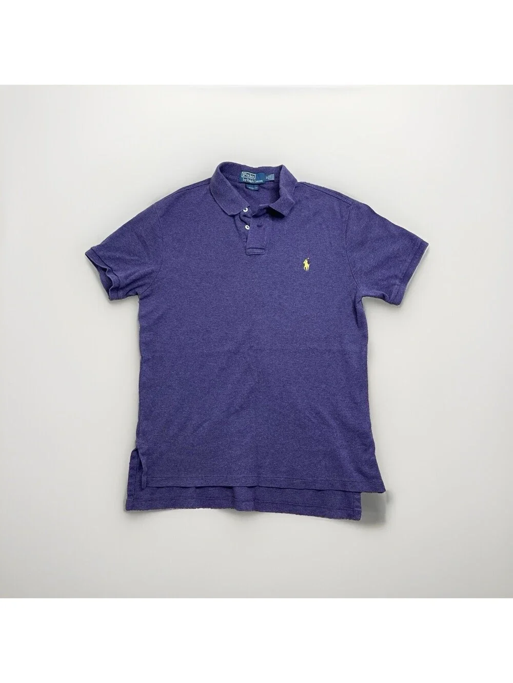 Polo Ralph Lauren Men’s Polo Purple Yellow Pony Preppy Casual Short Sleeve M